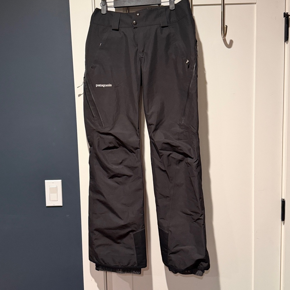 Patagonia womens small ski snow pants inside quilted & insulated great condition